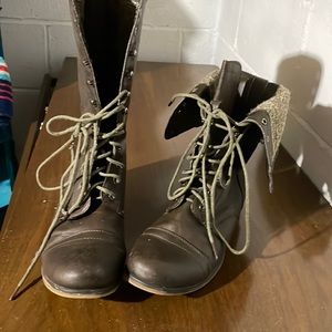 Madden Girl Lace Up Boots